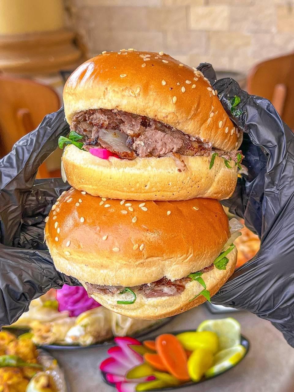 ساندوتش برجر لحمة تكساس